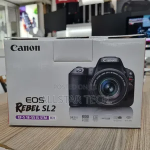 Canon EOS Rebel SL2 DSLR Camera With 18-55mm Lens (Black)