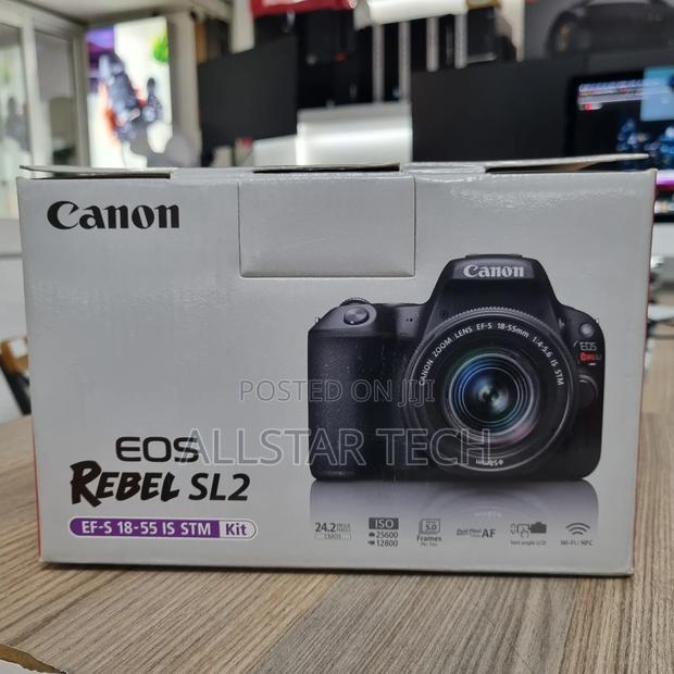 Canon EOS Rebel SL2 DSLR Camera With 18-55mm Lens (Black)