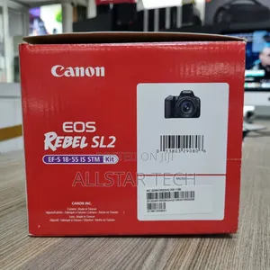 Canon EOS Rebel SL2 DSLR Camera With 18-55mm Lens (Black)