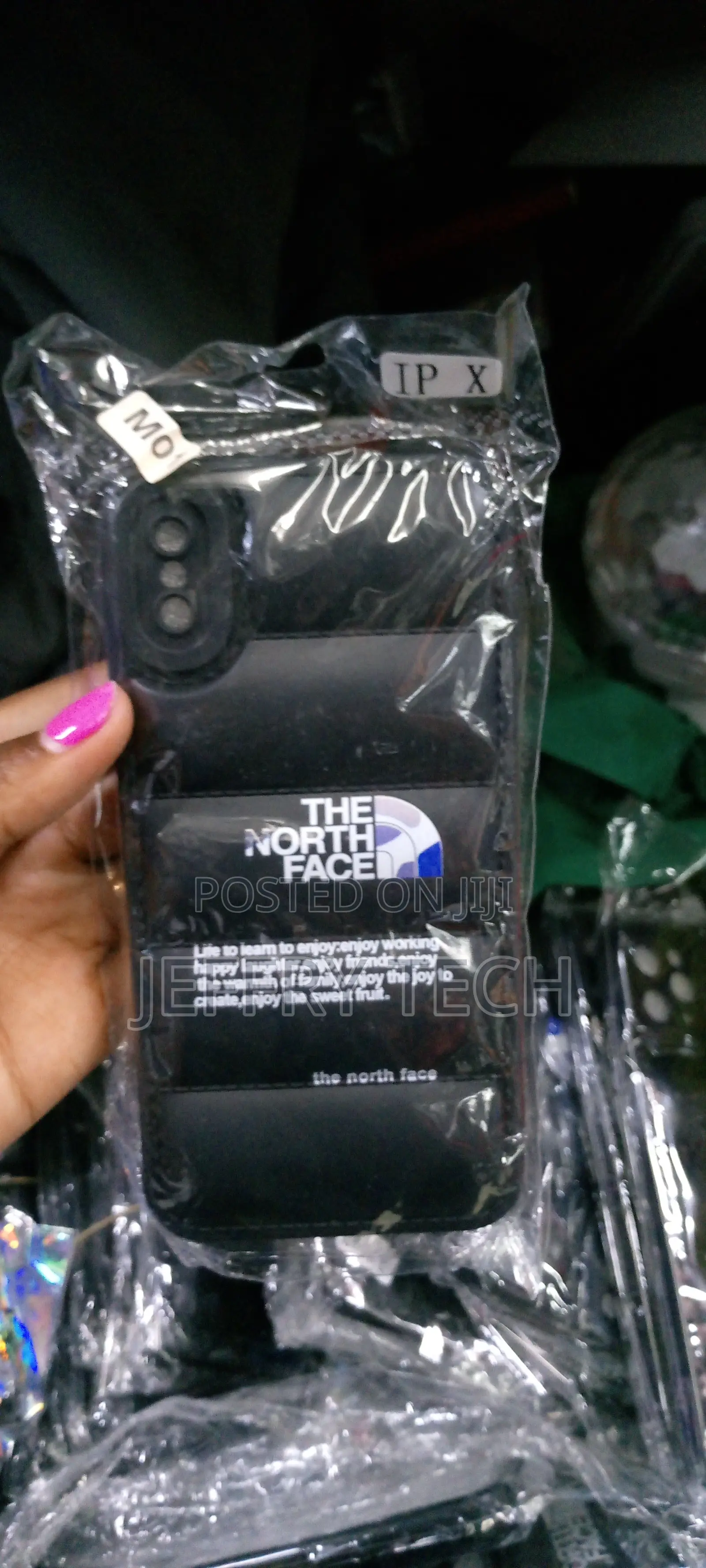 Puffer Case for iPhone X the North Face OEM” Black