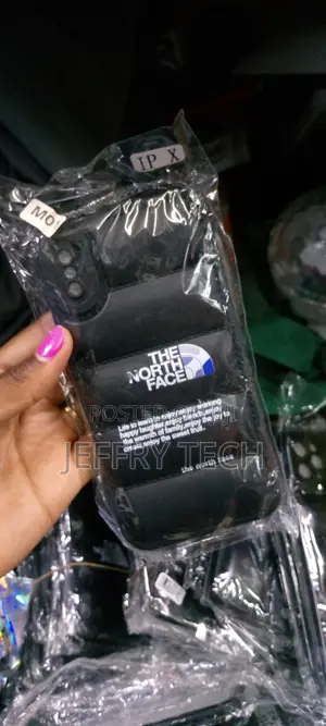 Puffer Case for iPhone X the North Face OEM” Black
