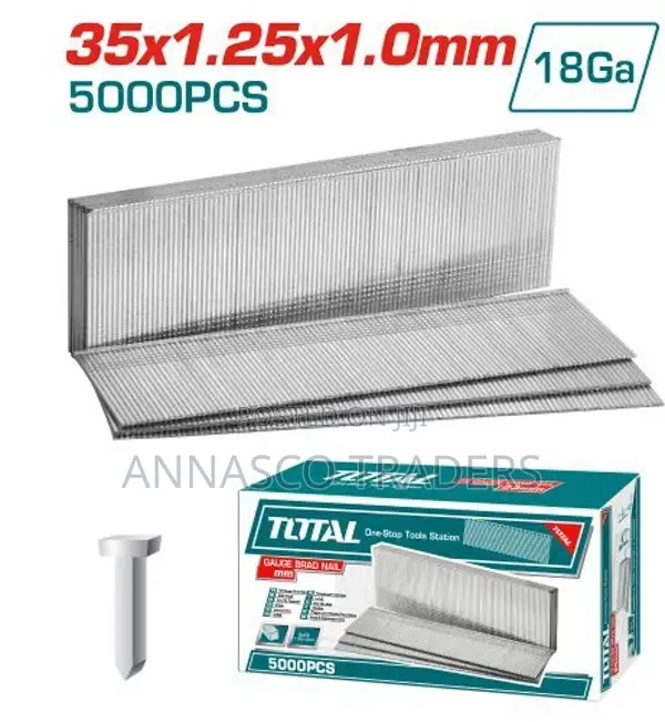 Quality Total TAC918351 18 Gauge Brad Nail 35mm