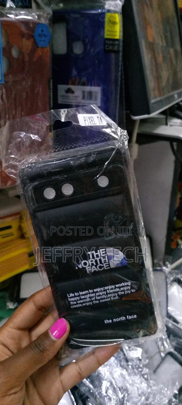 Silicone Cover Luxury Case (Google Pixel 7A Puffer, Black) - main view