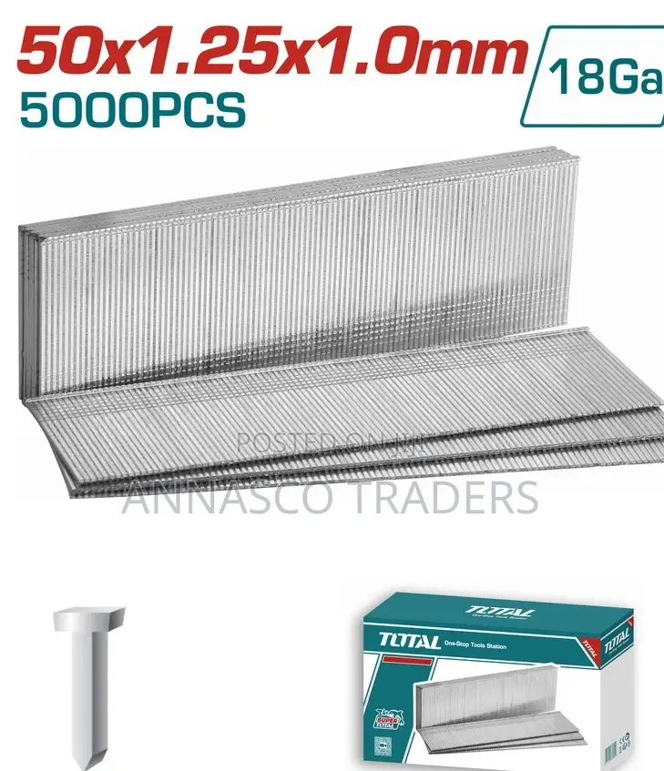 Quality Total TAC918501 18 Gauge Brad Nail 50mm
