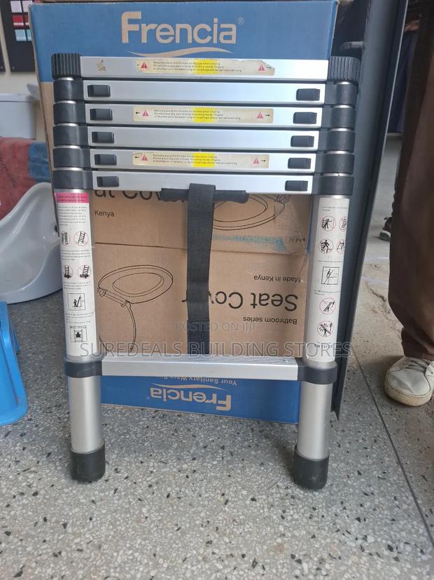 Aluminium Single Telescopic Ladder -2mtrs - thumbnail 2