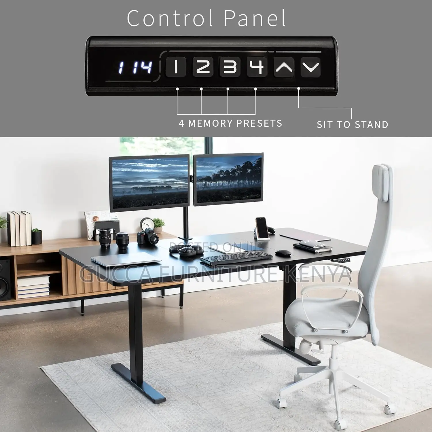 Office Tables:140cm Memory Controller Height Adjustment Desk