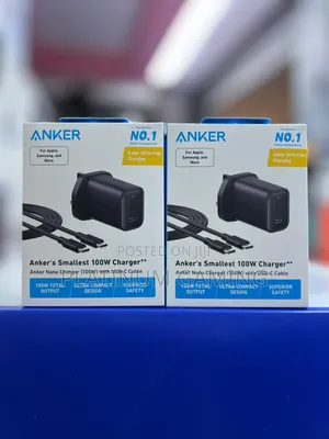 Anker Nano Charger 100w With Usb-c Cable