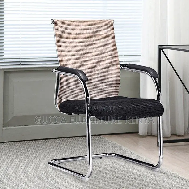 Office Chairs: Simple Style Steel Frame Visitor Office Chair