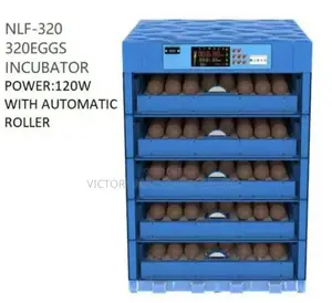 Ac/Dc Egg Incubators 320 Eggs 120W