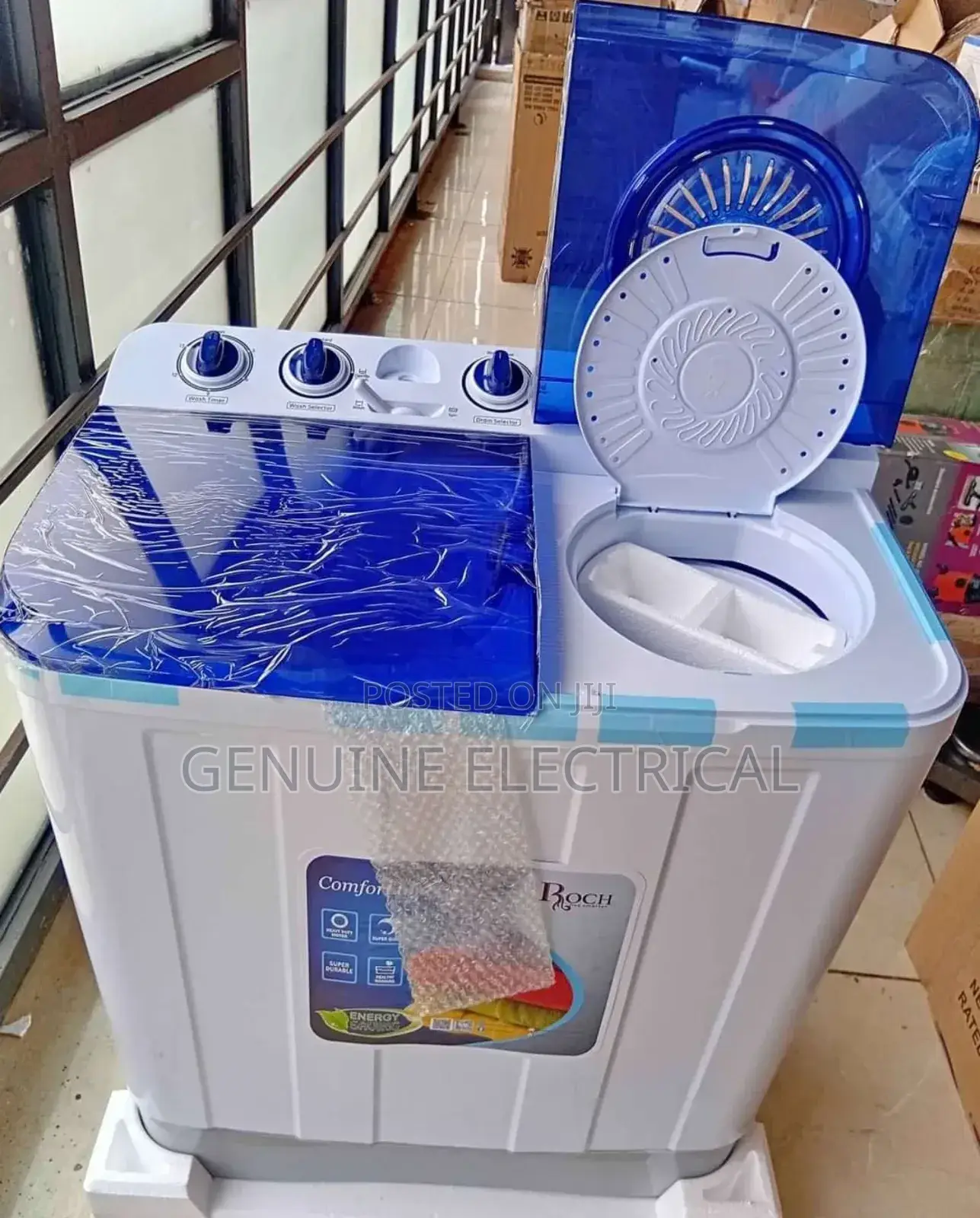 Roch 10kg Twin Tub Semi-Automatic Washing Machine
