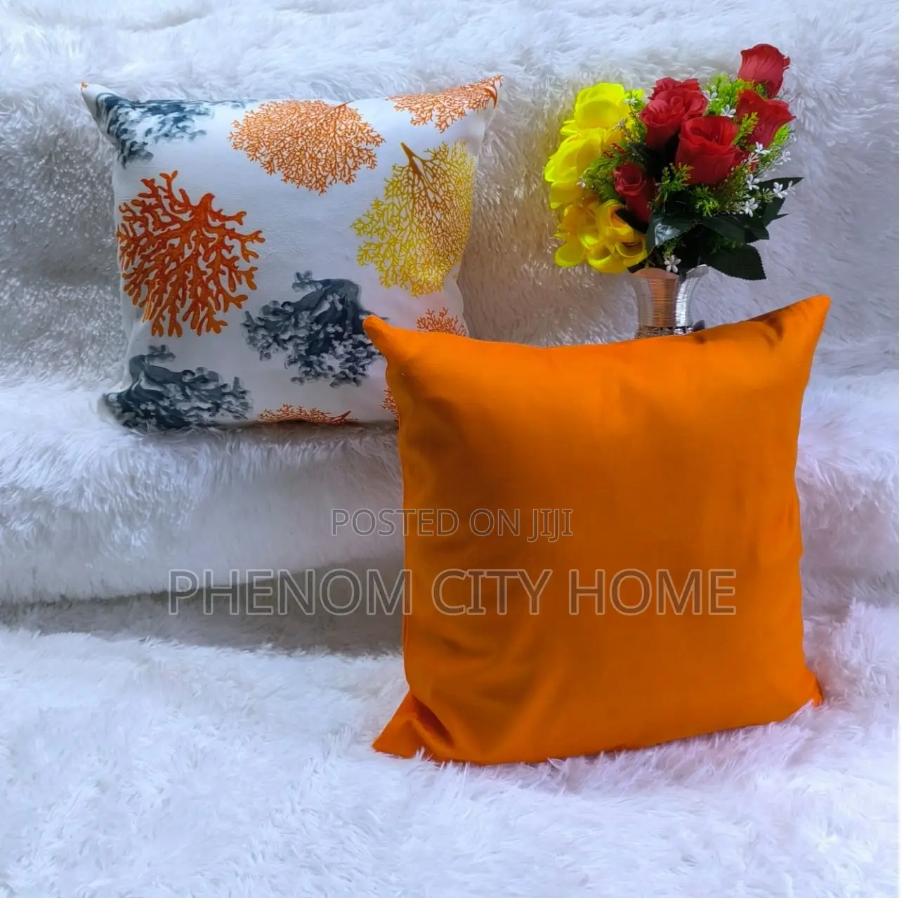 Orange Themed Throwpillow Covers