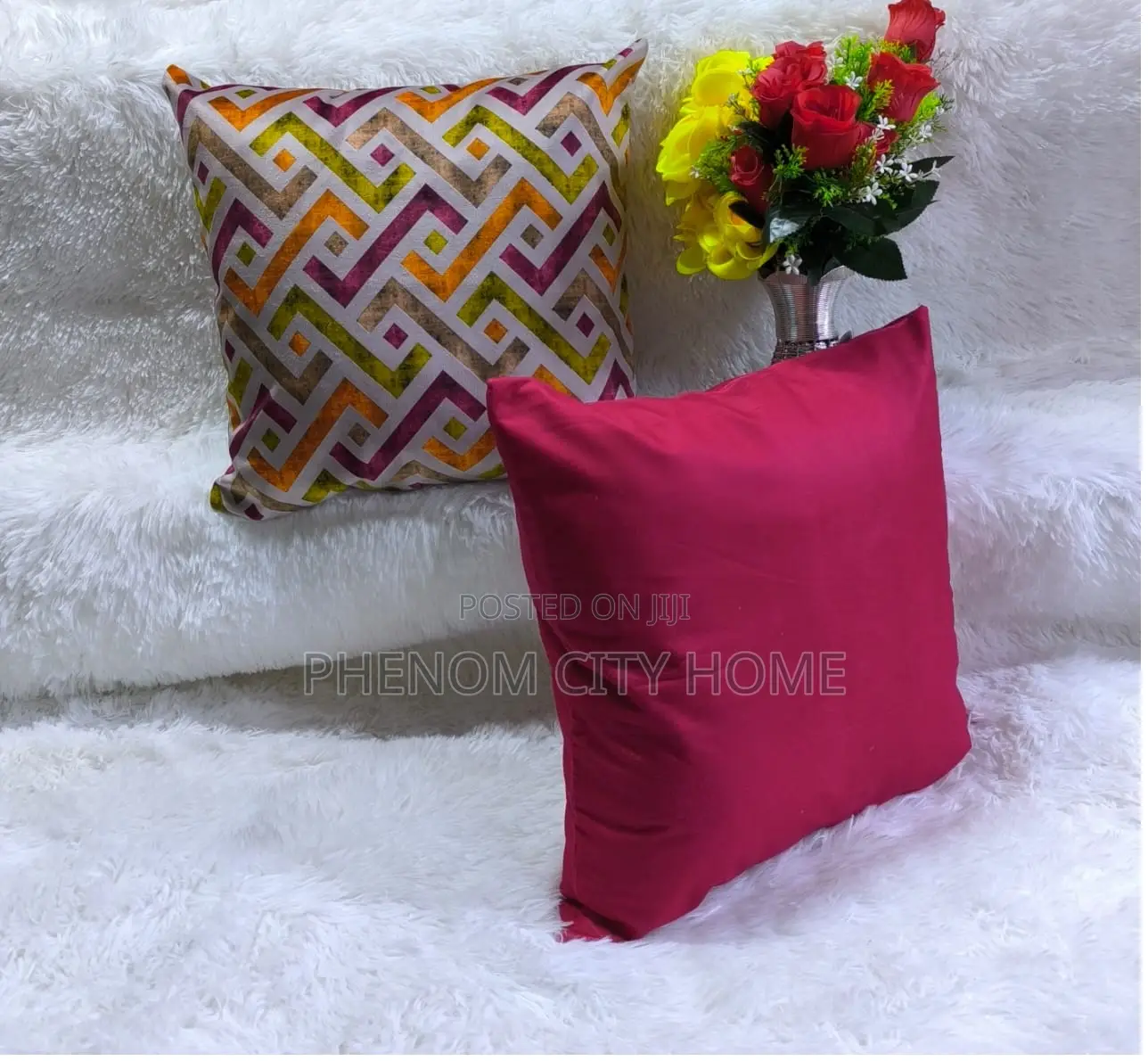 Multi Coloured Design Decor Pillow Covers