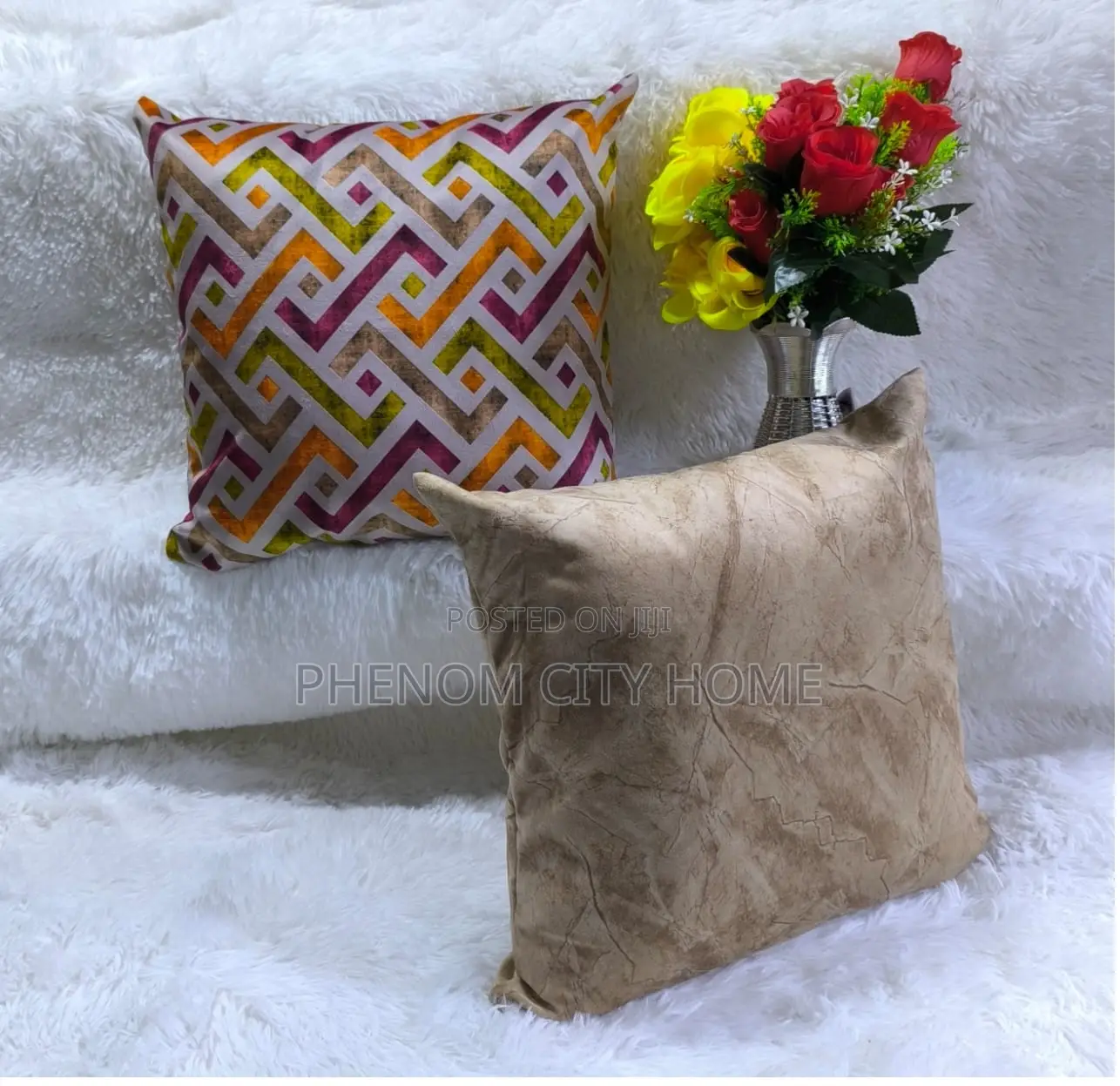 Multi Coloured Design Decor Pillow Covers