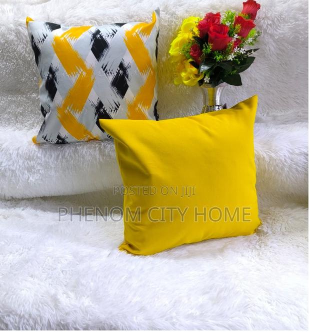 Yellow Match Decorative Throwpillow Covers