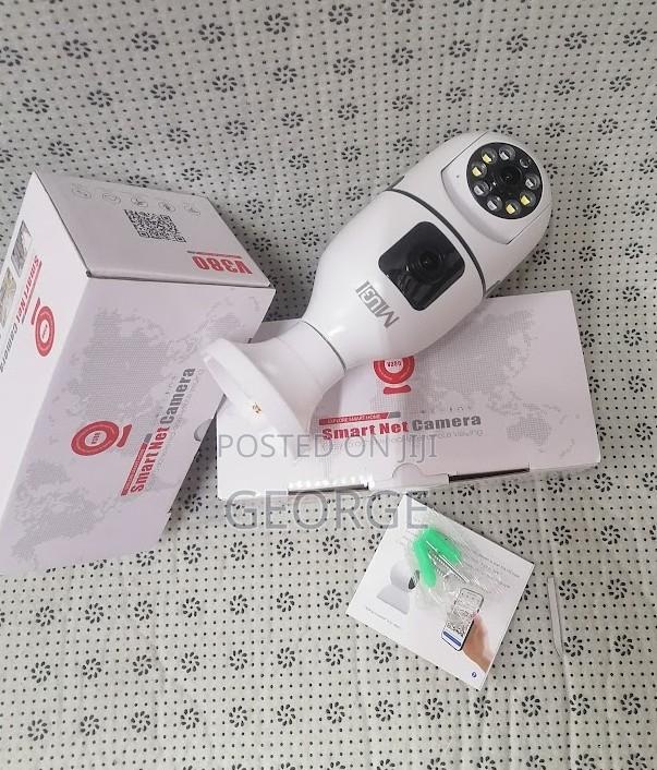 Wifi PTZ Smart Dual Lens Bulb Camera Unique360 V380 - main view