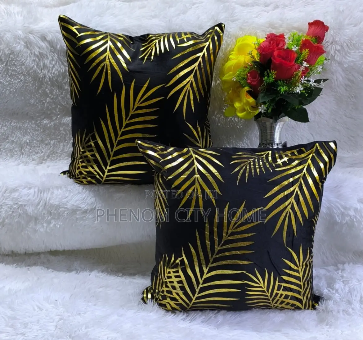 New Leafy Design Throwpillow Covers Available