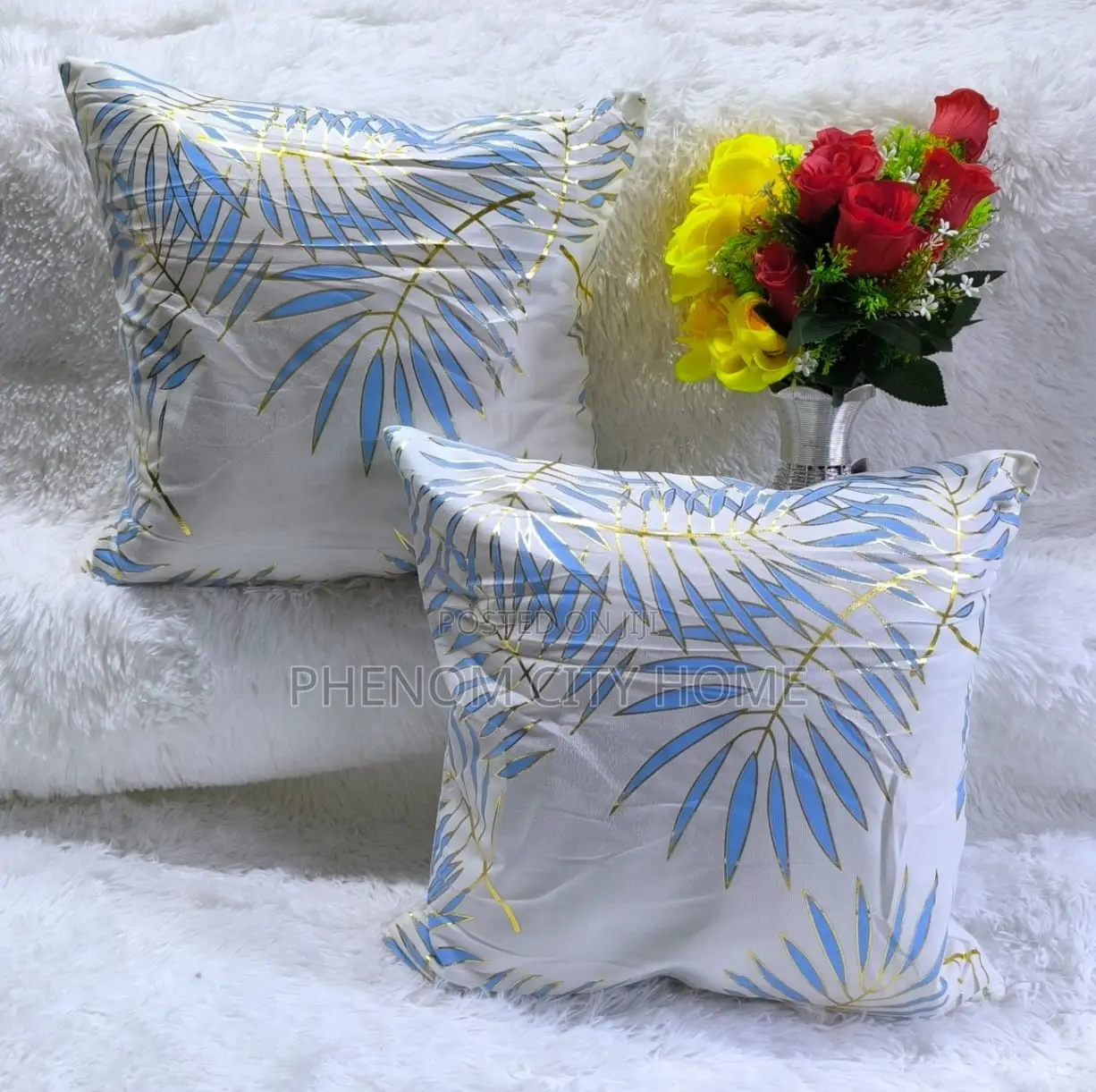 New Leafy Design Throwpillow Covers Available