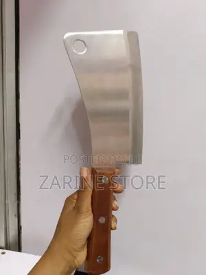 Wooden Handle Butchery Knife
