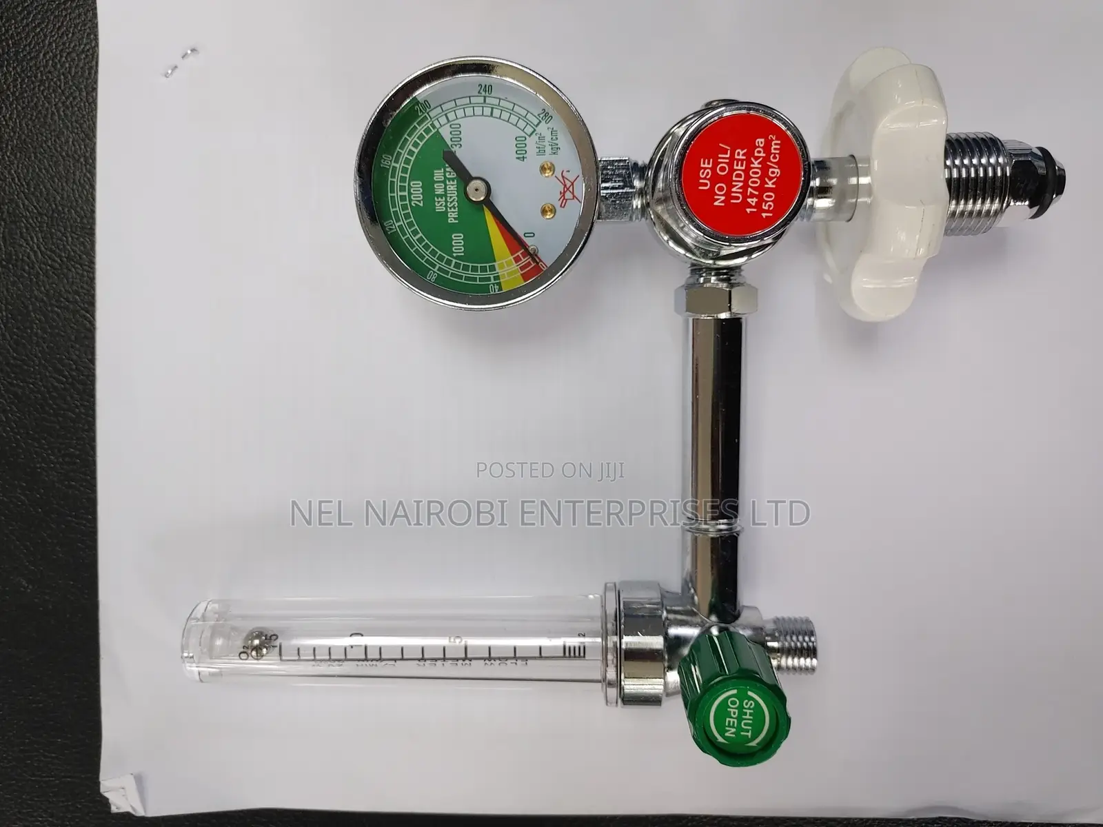 Oxygen Set, Regulator, Flowmeter Metal Humidifier Bottle
