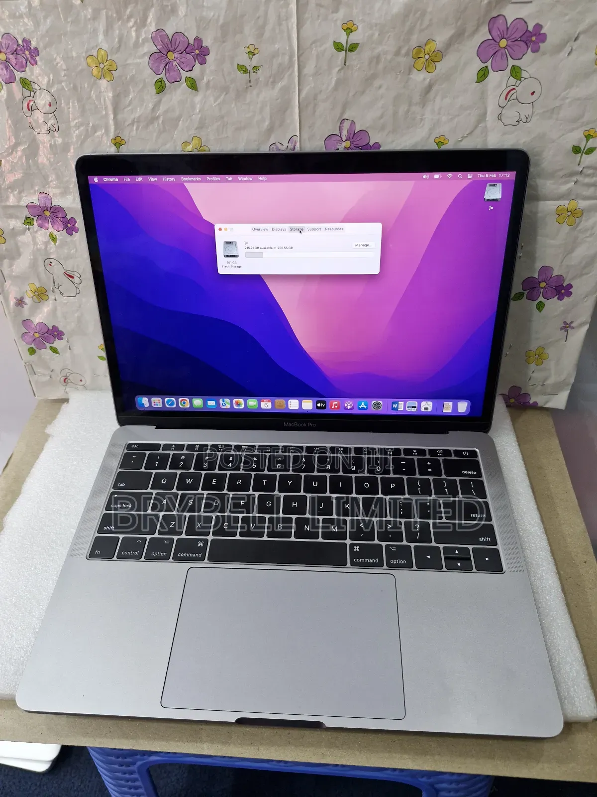 Laptop Apple MacBook Pro 8GB Intel Core I5 SSD 256GB