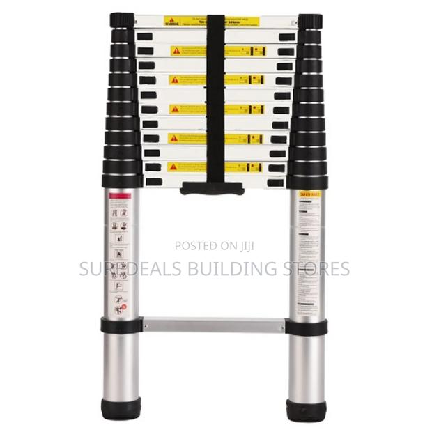 Aluminium Single Telescopic Ladder-5mtrs. - thumbnail 2