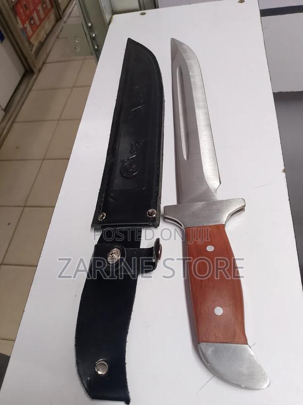 Wooden Handle Kitchen Knife - main view