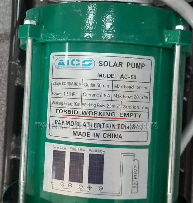 Solar Water Pump 3inch 28mtrs 2hp/Aico Solar Water Pump