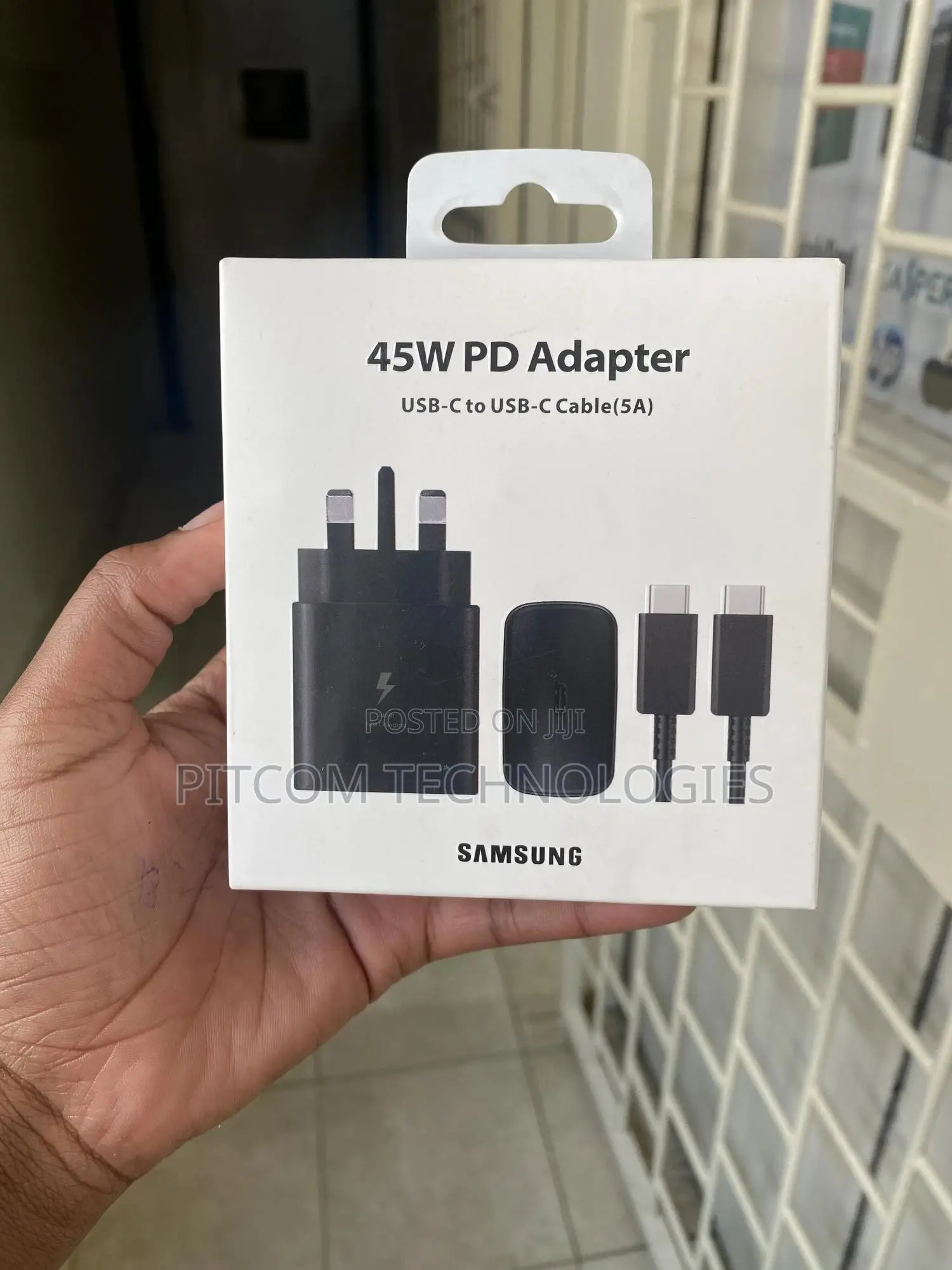 45 W Type C Adapter With Cable Fast Charging
