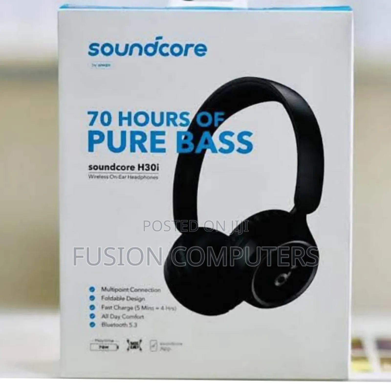 Soundcore H30i Wireless on-Ear Headphones,