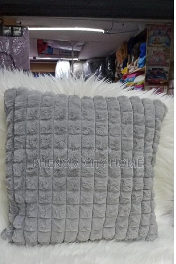 New Fur Grey Decorative Throwpillow Covers
