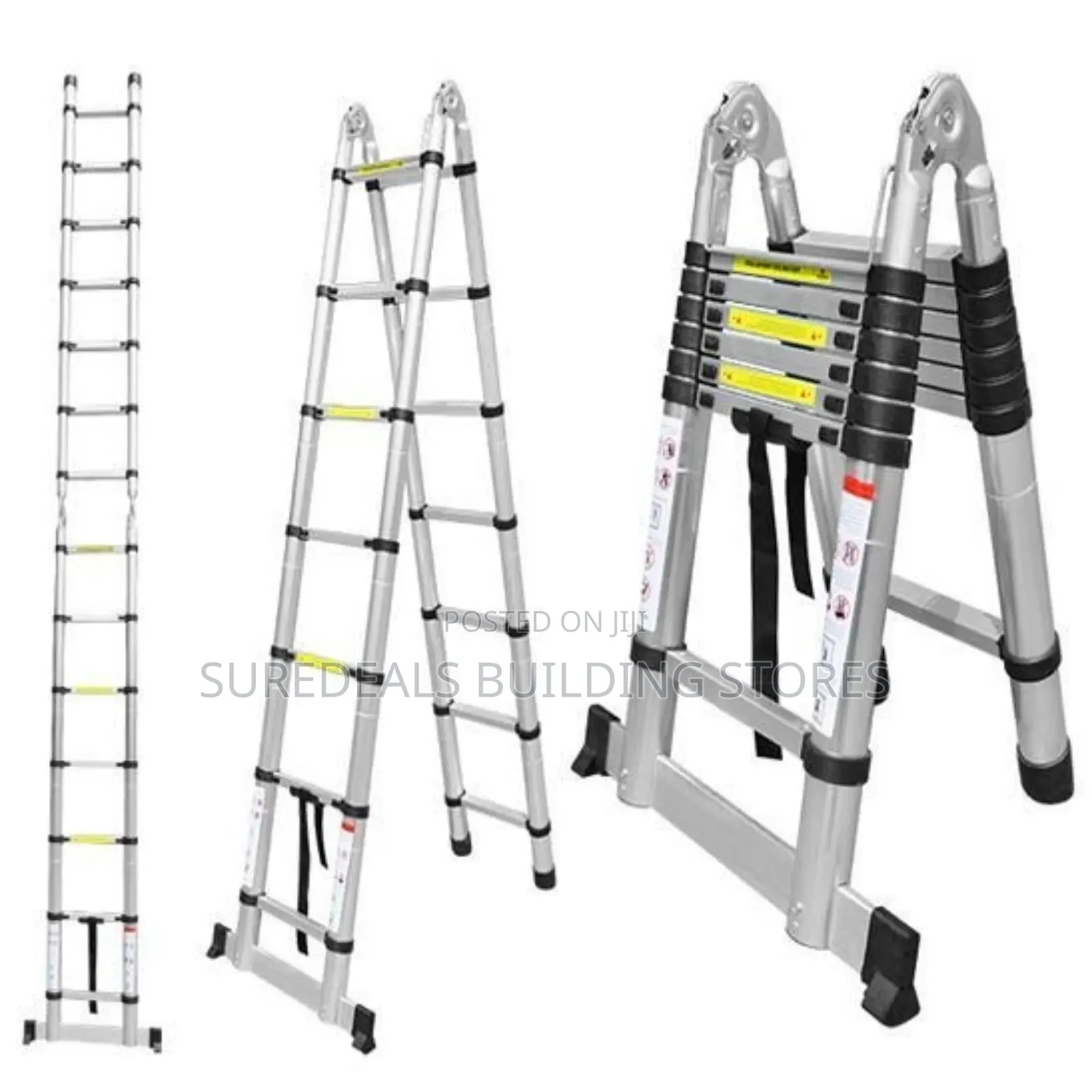 Aluminium Double Telescopic Ladder-4.1mtrs