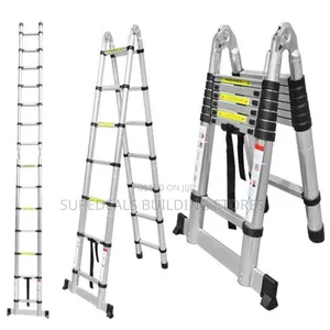 Aluminium Double Telescopic Ladder-4.1mtrs