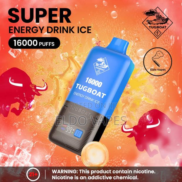 Tugboat Super 16000 Puffs Full Kit - Energy Drink - main view