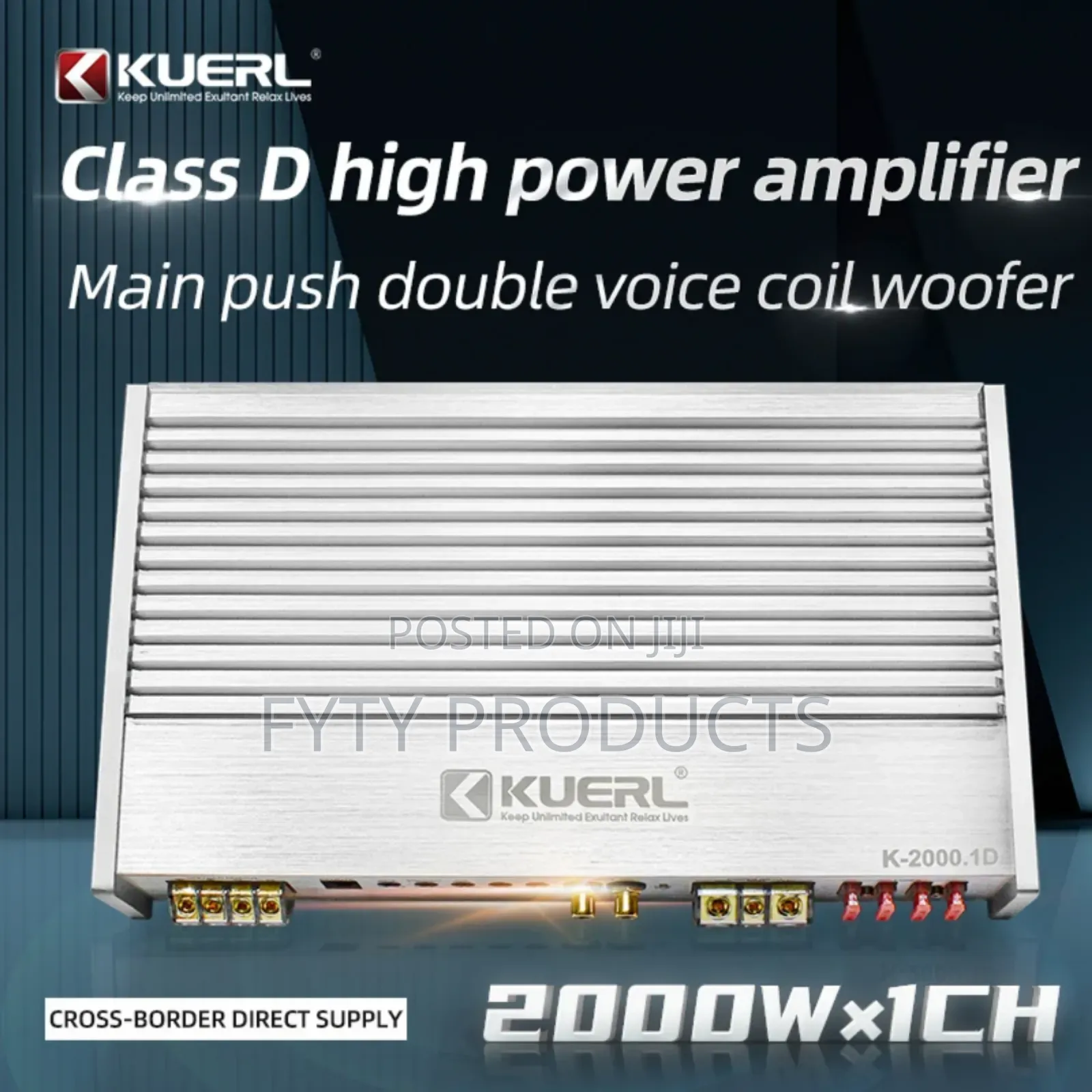 Kuerl 2000w Class D Mono Block Power Amplifier