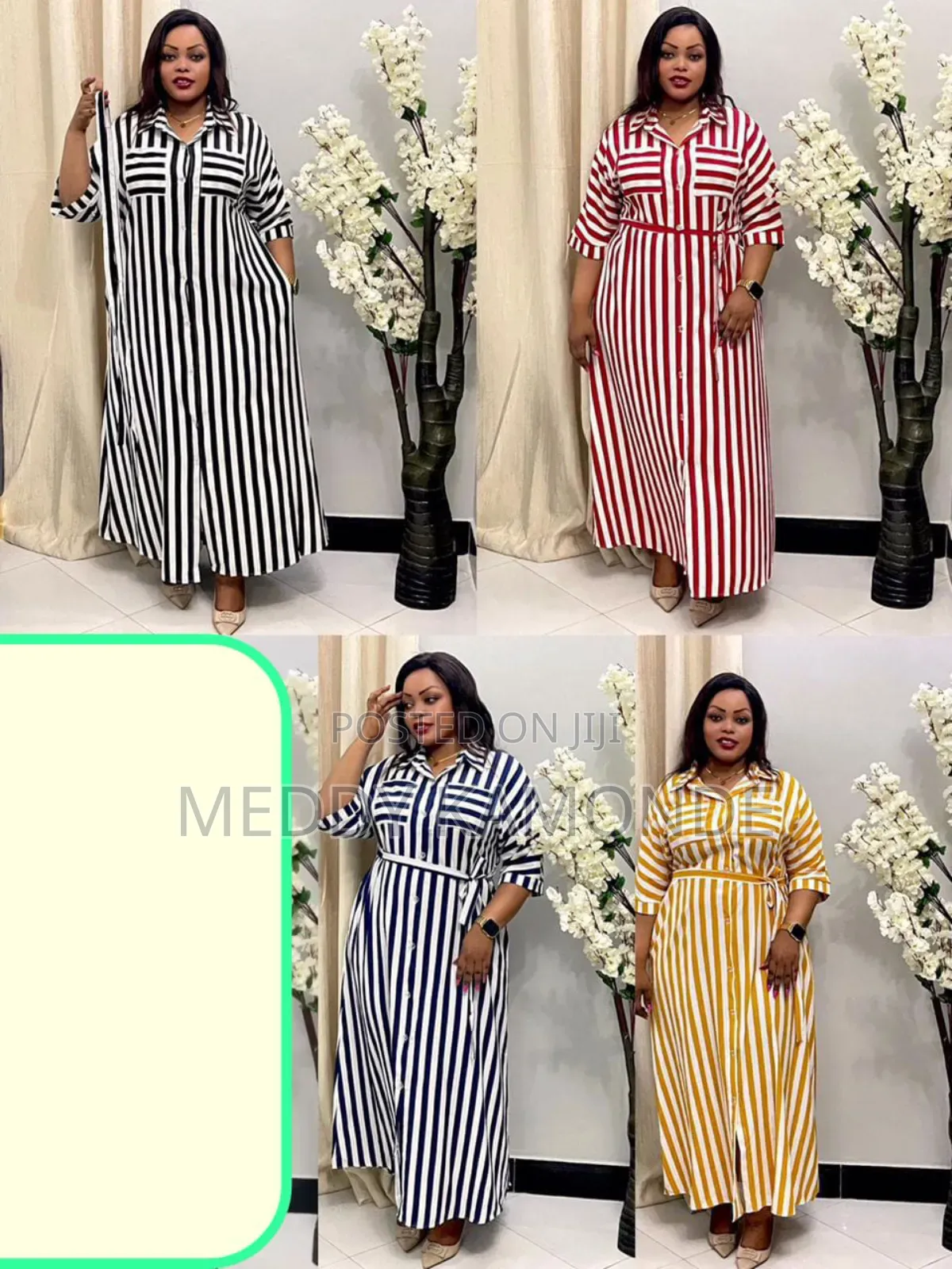 Designer Red White Long Dress