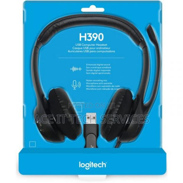 Logitech Usb Headset H390 - thumbnail 2
