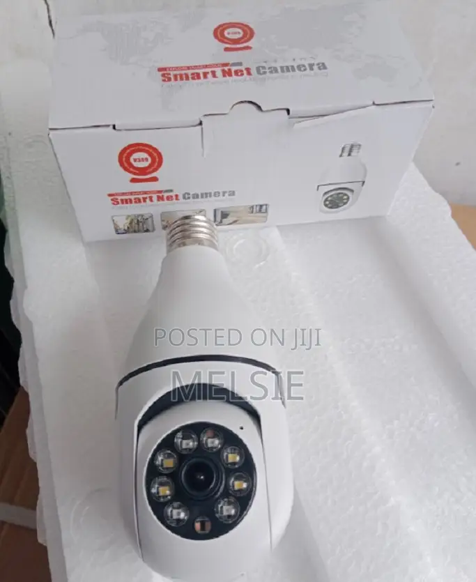 Home Wifi IP Security Camera V380 LED Bulb PTZ Dual Camera