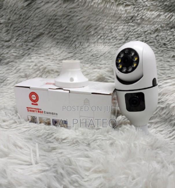 E27 360 Bulb WIFI Dual Lens Camera Bulb Color Night Vision
