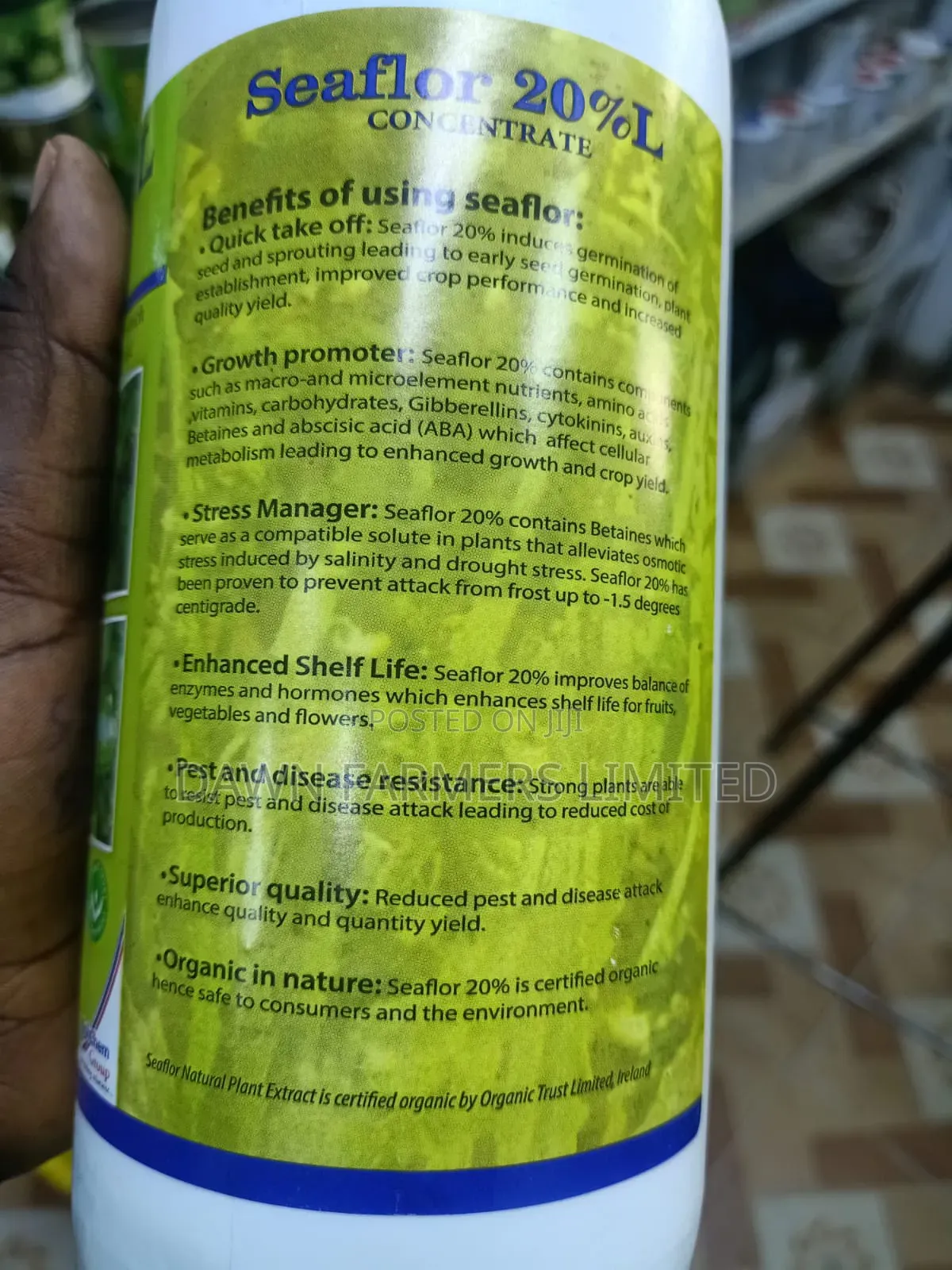 Seaflor Seaweed Extract Foliar