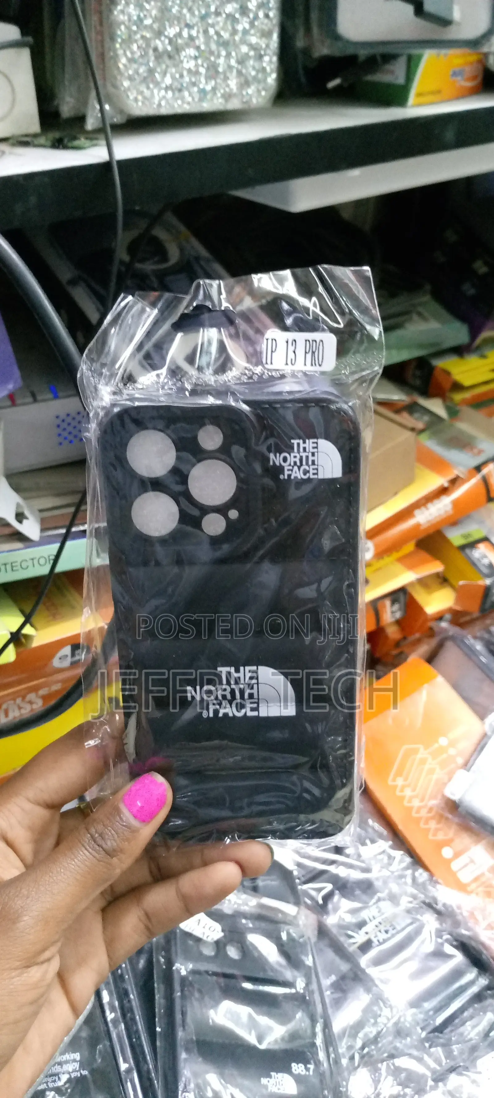 North Face Case for iPhone 13 Pro - Black Scratch Resistance