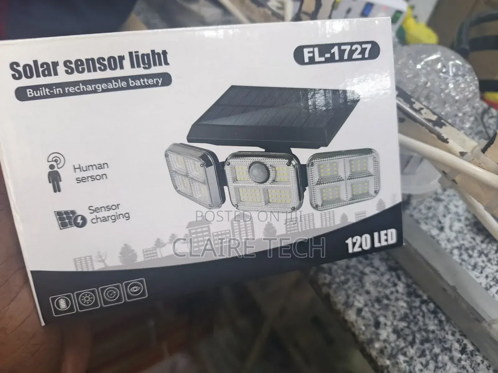 Foldable Solar Sensor Light