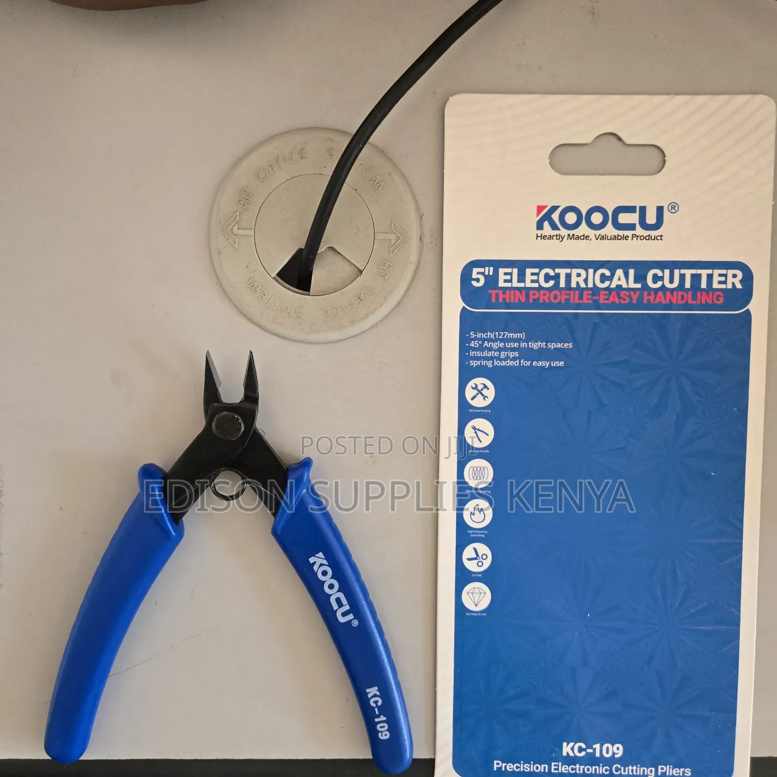 5" Inch Wire Cutting Pliers Electrical Cutter Flush Pliers