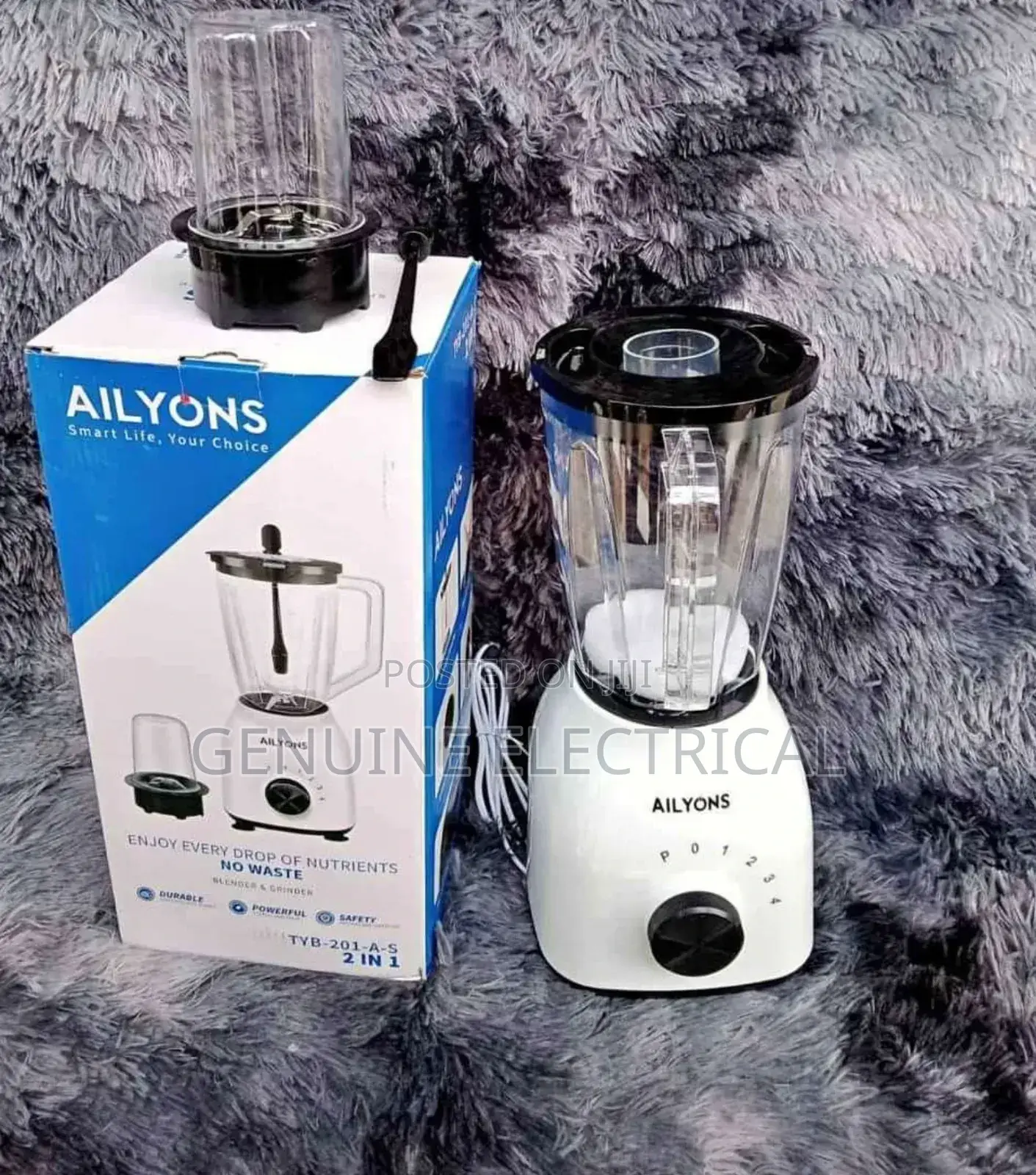 Cool Ailyons 2 in 1 Blender With Grinder