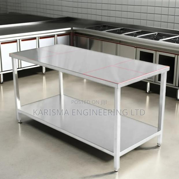 Customized Stainless Steel Kitchen Work Table - main view