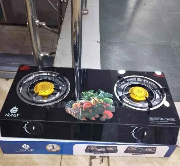 Nunix 2 Burner Cooker Glass Top