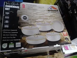 Phisma 9pcs Heavy Duty Cookware Set