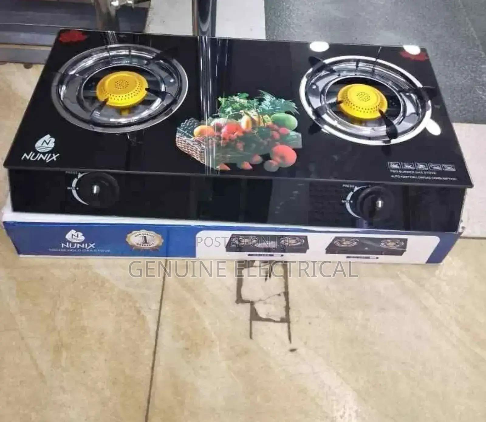 High Quality Nunix Infrared 2 Burner Cooker
