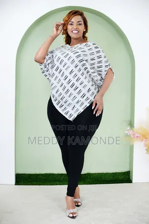 Black White Stripe Tops