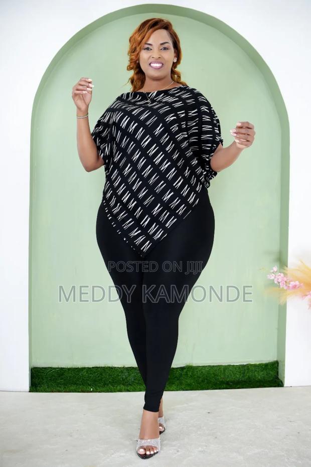 Black White Stripe Tops - thumbnail 4
