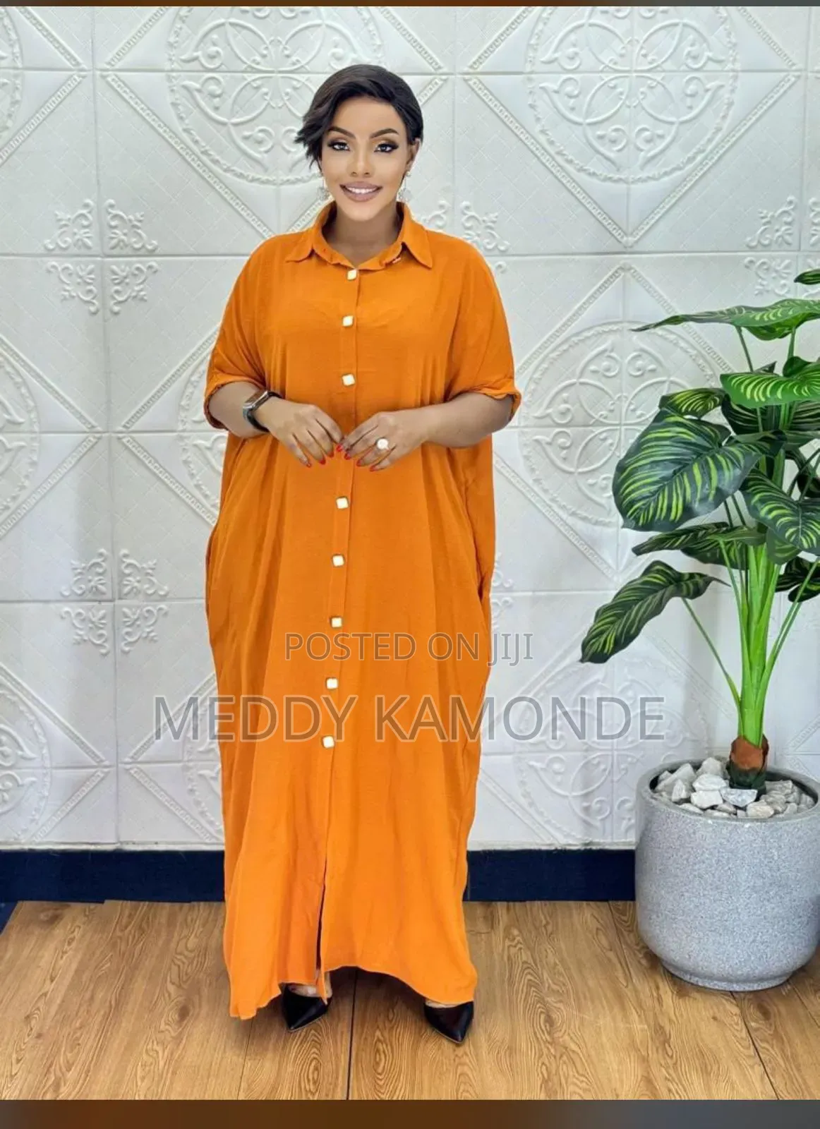 Orange Yellow Long Dress